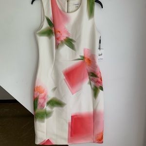 Calvin Klein Floral Print Dress